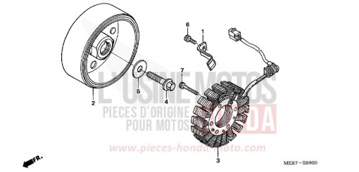 GENERATOR (CBF600S6/SA6/N6/NA6) CBF600NA6 de 2006